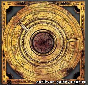 Настольные солнечные экваториальные часы XVI век.