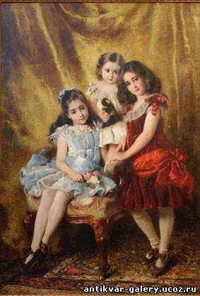 Портрет детей 1885г.