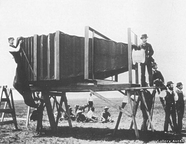Камера-мамонт 1900г.